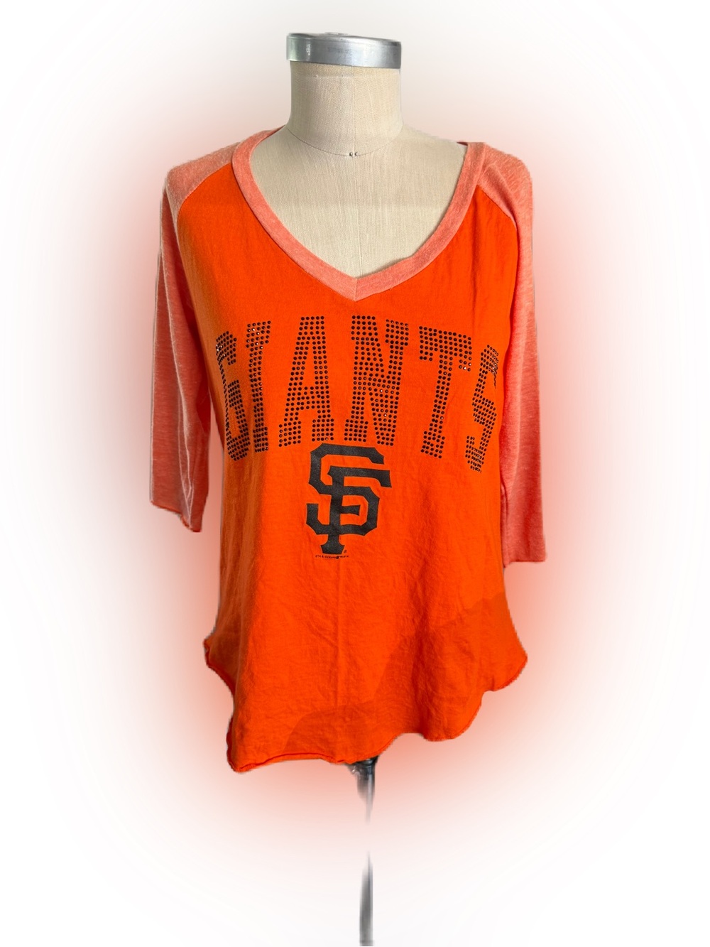 5th & Ocean Genuine Merchandise Women’s San Francisco Giants MLB Orange Top. M